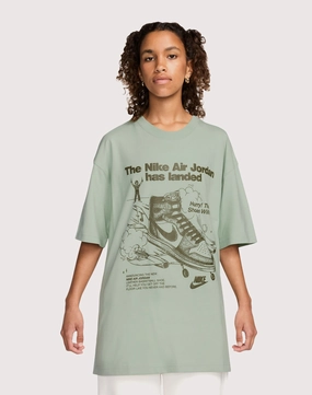 Fashion care (washing, ironing, etc.) Jordan Oversized Graphic Tee Leather - material fashion