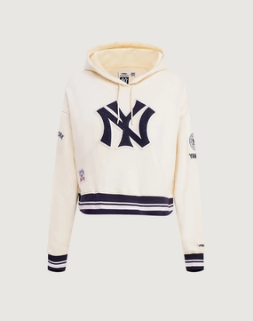 Fashion care (washing, ironing, etc.) Pro Standard New York Yankees Retro Classic Cropped Hoodie Athleisure fashion