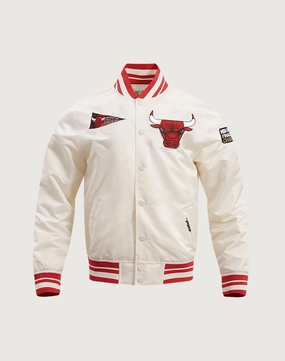 Fashion catalog Pro Standard Chicago Bulls Retro Classic Rib Satin Jacket Online fashion shopping