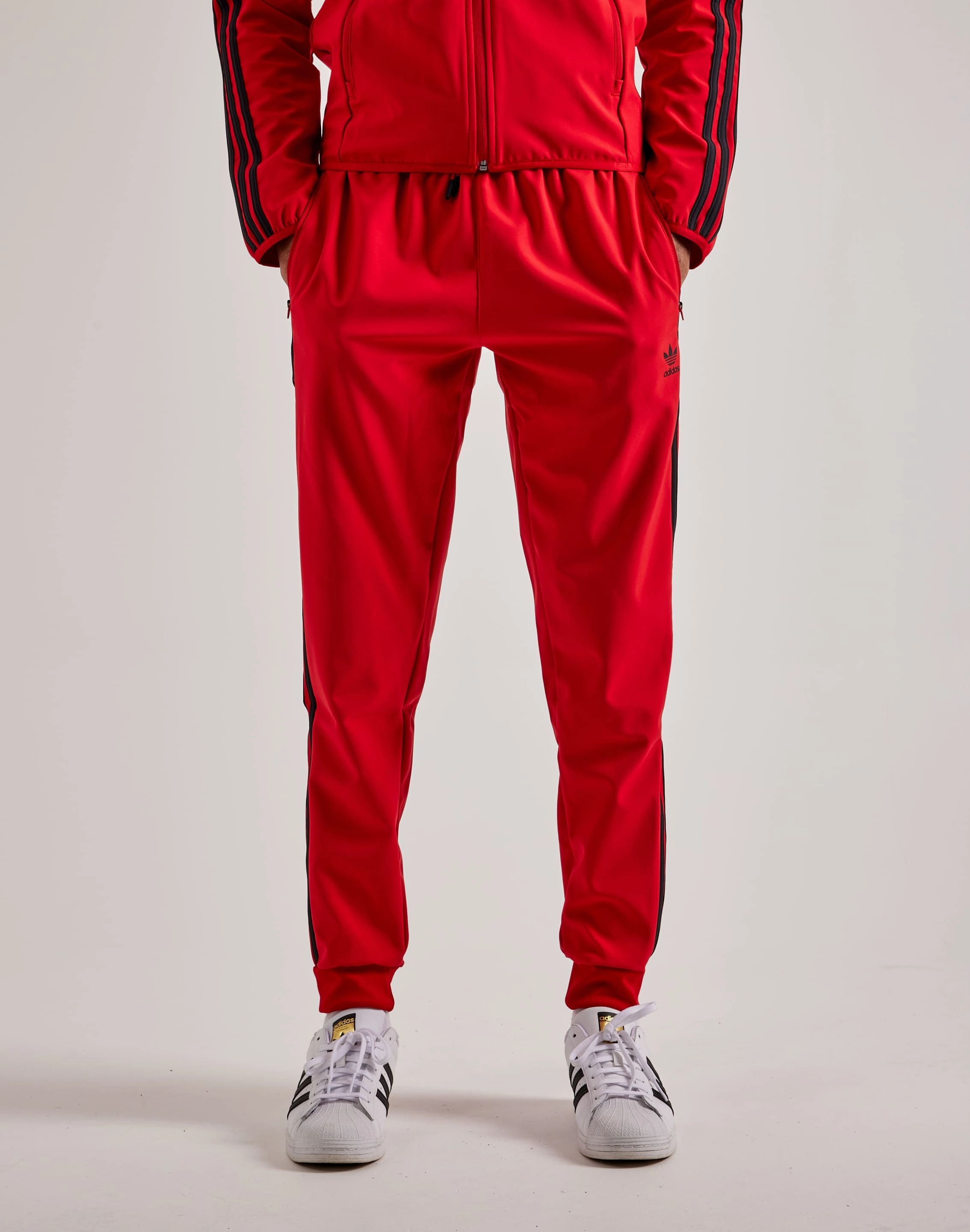 Adidas SST Bonded Track Pants Athleisure fashion Suede - finished fashion