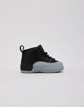 Fashion collections Jordan Air Jordan 12 Retro 'Black Wolf Grey' Toddler Polyester - used fashion