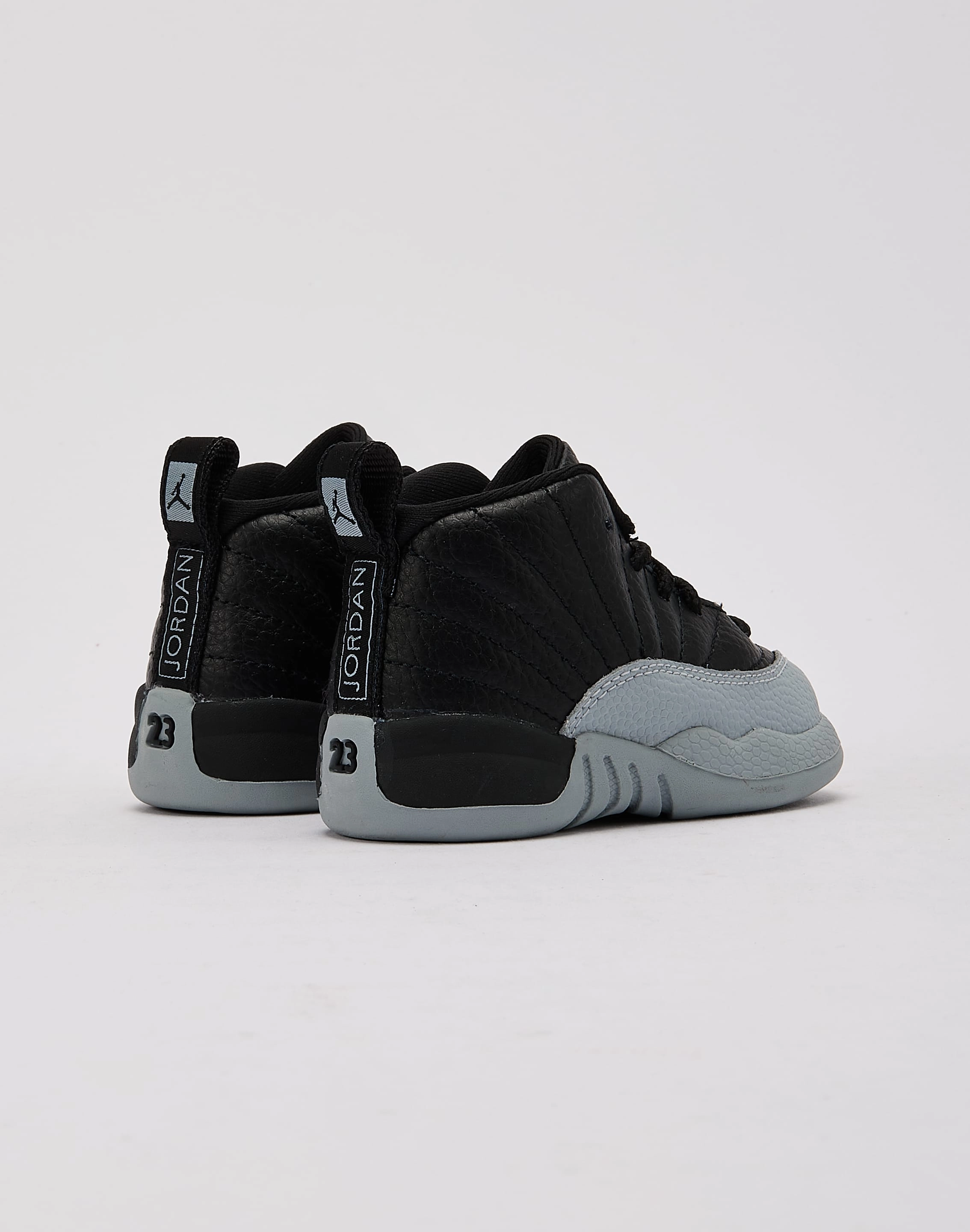 Fashion collections Jordan Air Jordan 12 Retro 'Black Wolf Grey' Toddler
