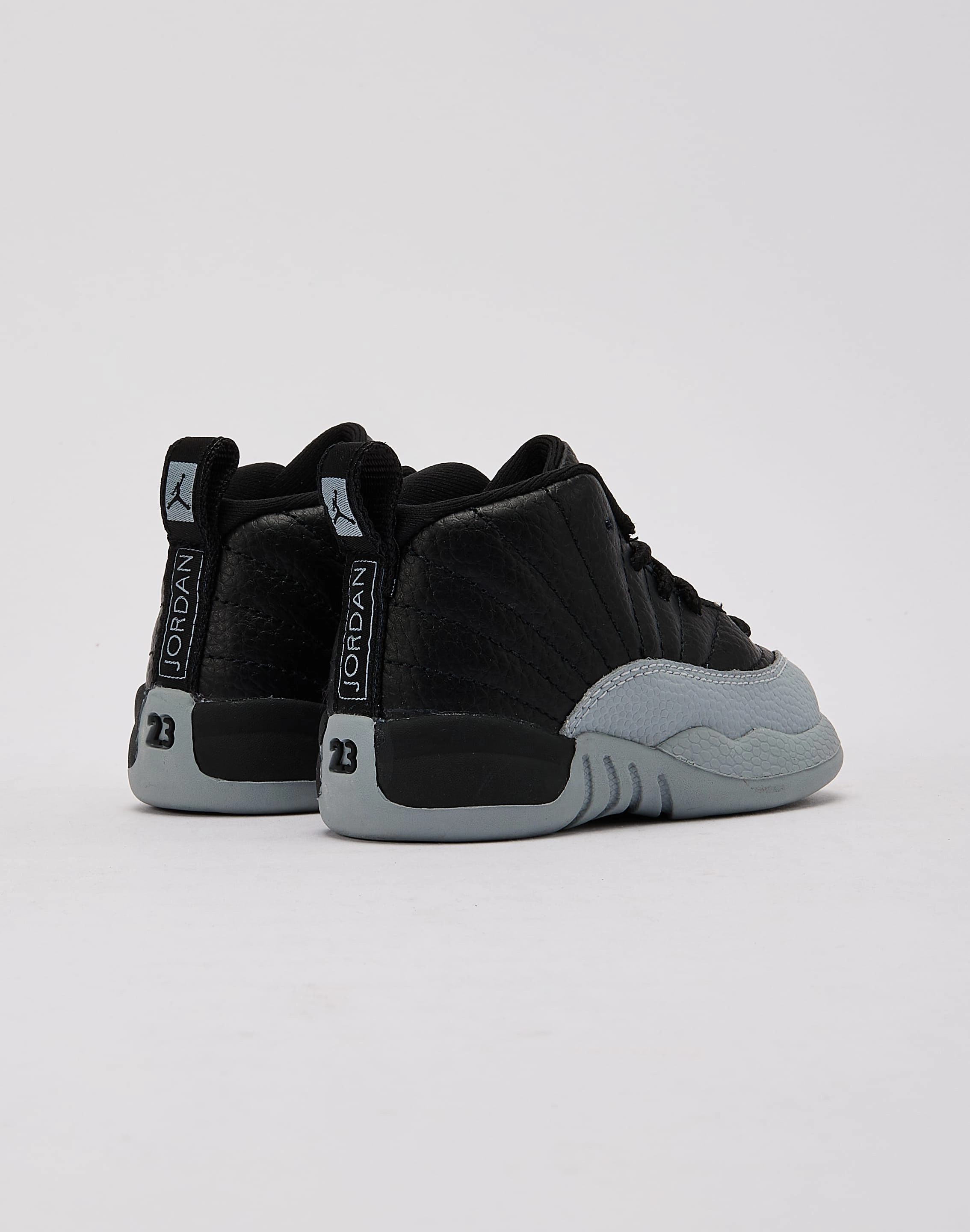 Fashion collections Jordan Air Jordan 12 Retro 'Black Wolf Grey' Toddler