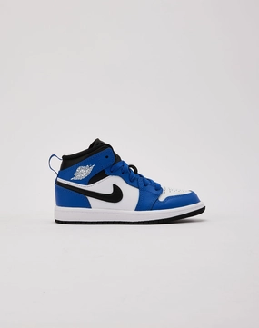 Fashion customization Jordan Air Jordan 1 Mid Pre-School Denim products