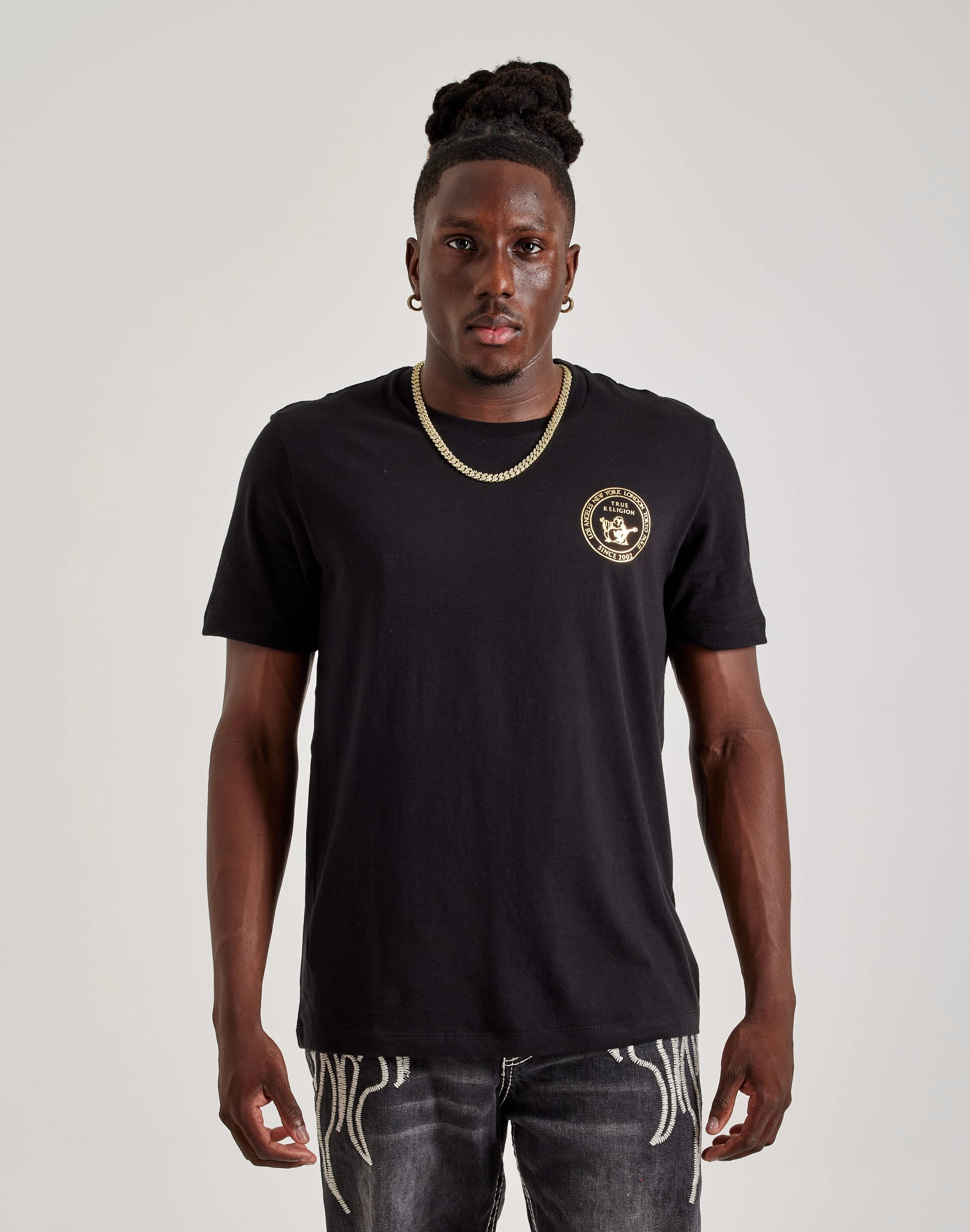 Fashion customization True Religion Stamp Tee Upcycled fashion