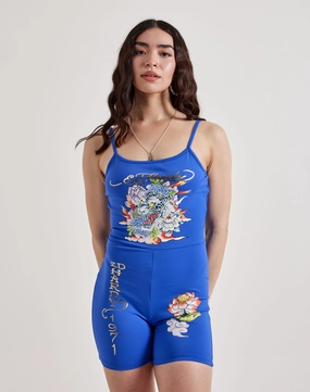 Fashion essentials Ed Hardy Tiger Lotus Bodysuit Fashion technology