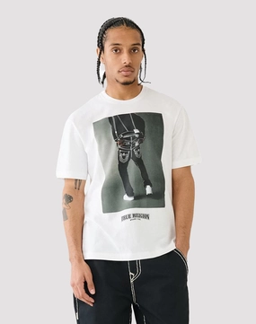 Fashion essentials True Religion Photo Graphic White Tee Denim products