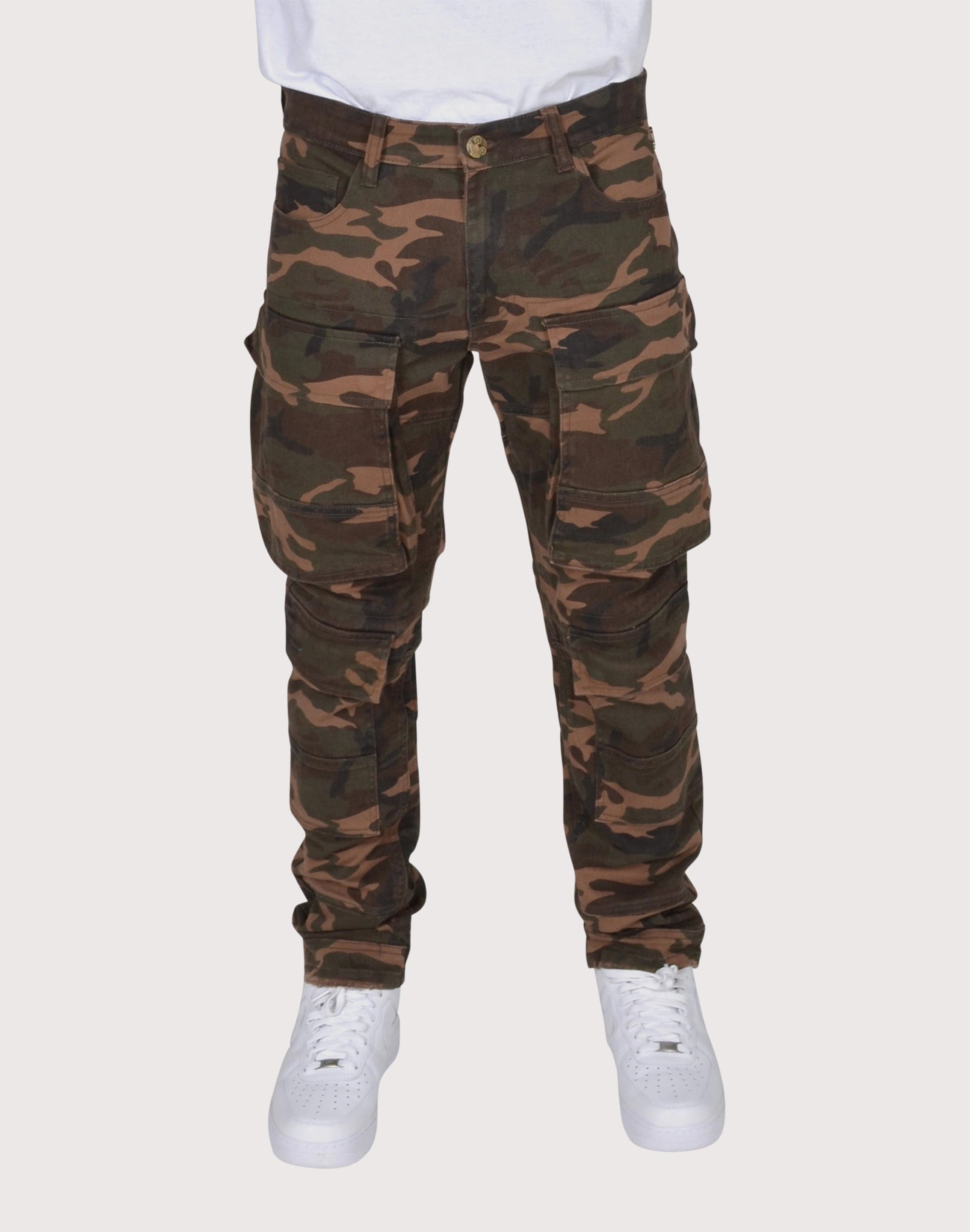 Fashion for all ages Grindhouse Camo Multi Cargo Pocket Pants Fashion care (washing, ironing, etc.)