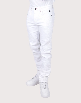 Fashion forecasting Grindhouse White with Textured Applique Jeans Trendy gear