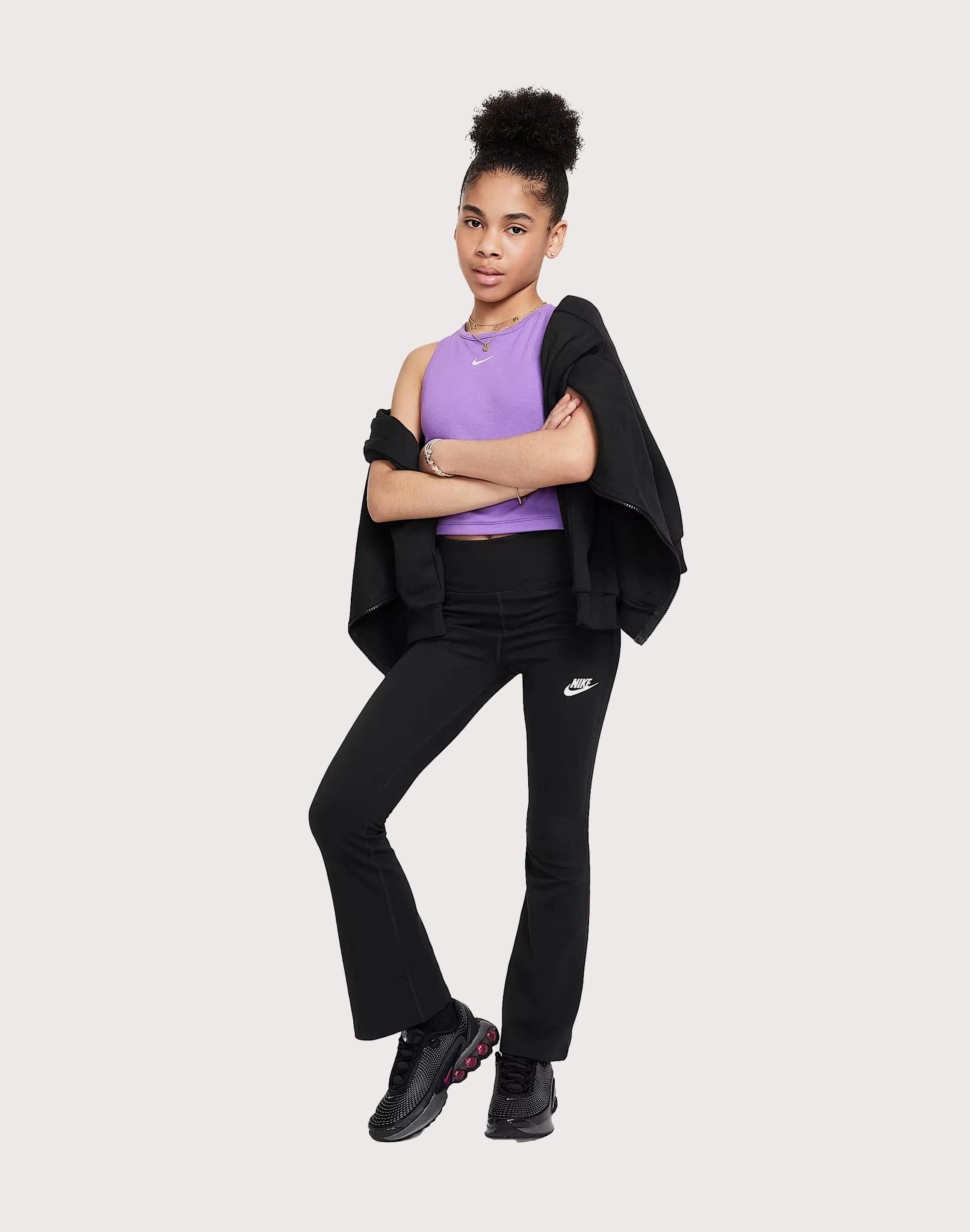 Fashion forecasting Nike High-Waisted Flared Leggings Grade-School