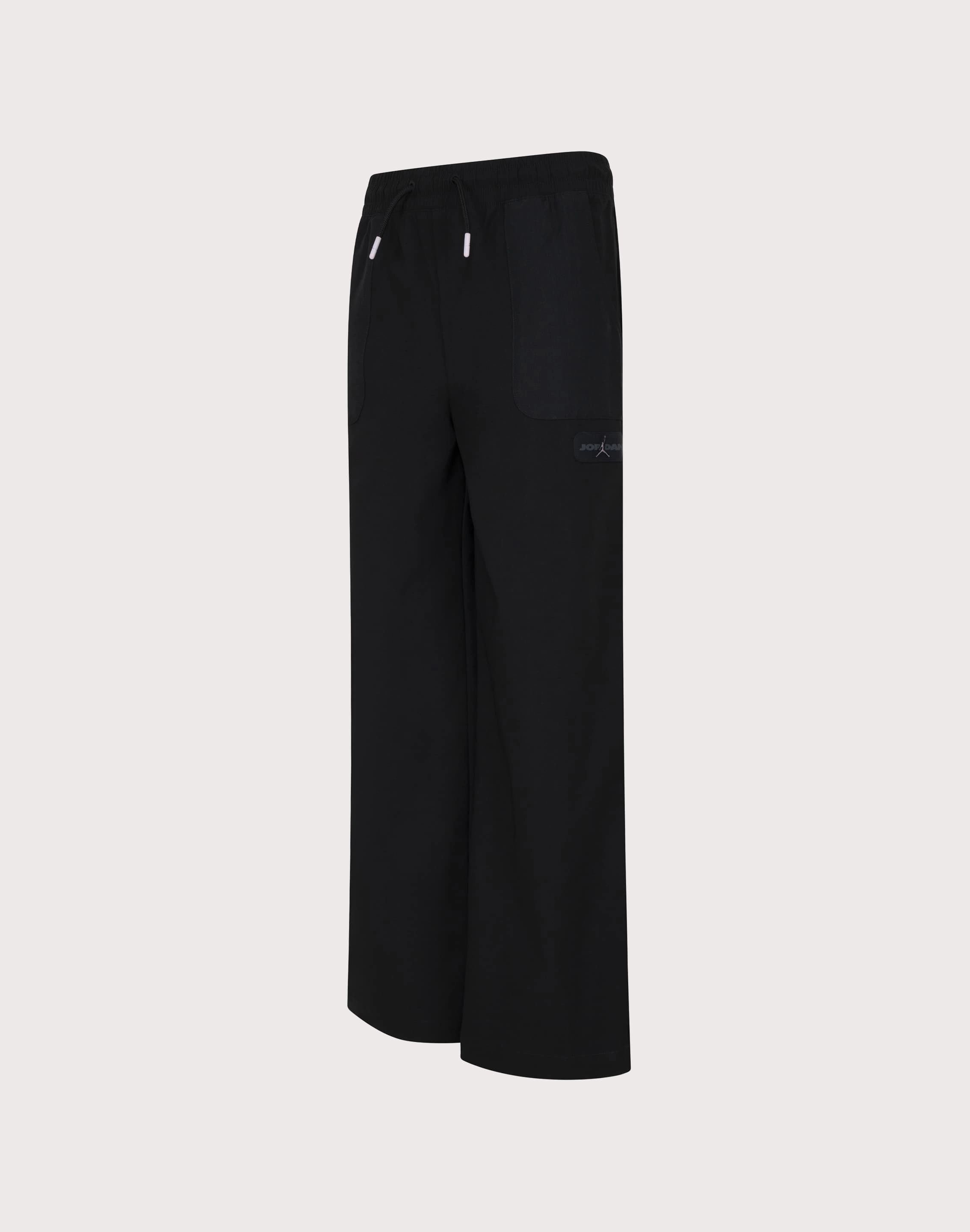 Jordan Crafted Utility Woven Black Pants Suede - finished fashion Cotton - made fashion