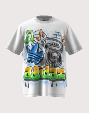 Fashion influencers' recommendations Adidas Originals Street Airbrush Tee Online fashion shopping