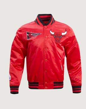 Fashion inspiration Pro Standard Chicago Bulls Retro Classic Rib Satin Jacket Fashion swaps