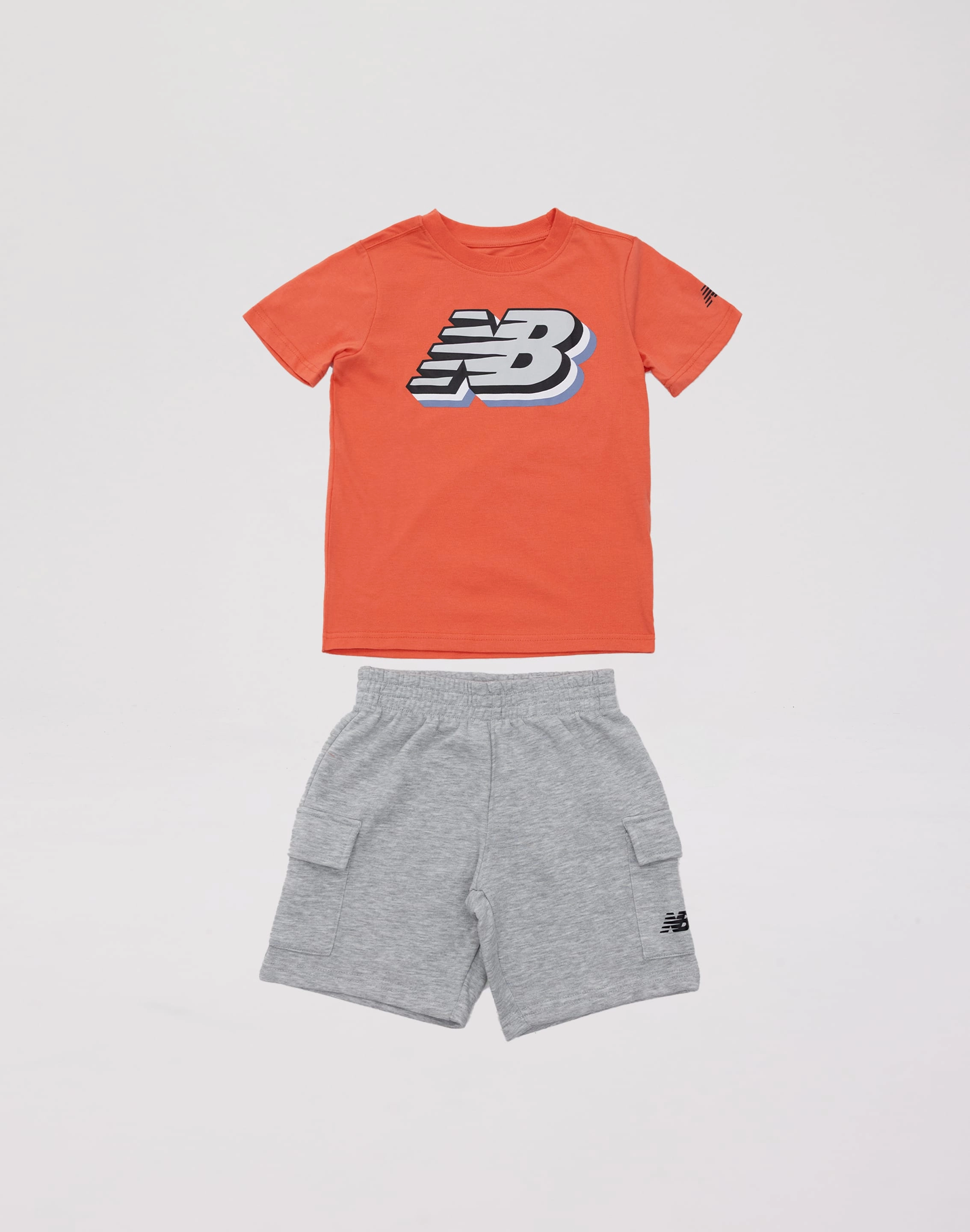 New Balance Fleece Cargo Shorts Set Grade-School Fashion influencers' recommendations Quality apparel