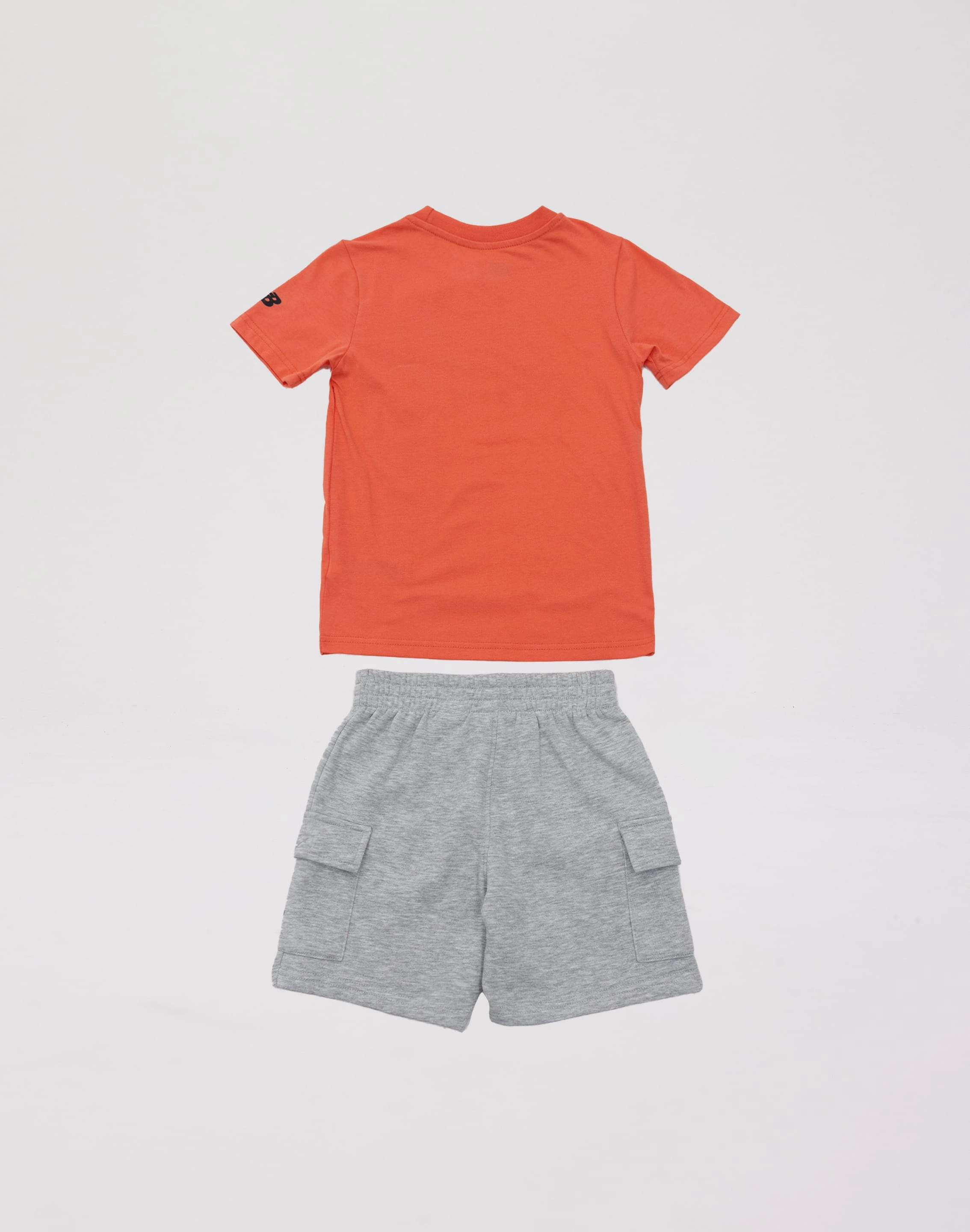 Fashion lookbook New Balance Fleece Cargo Shorts Set Grade-School