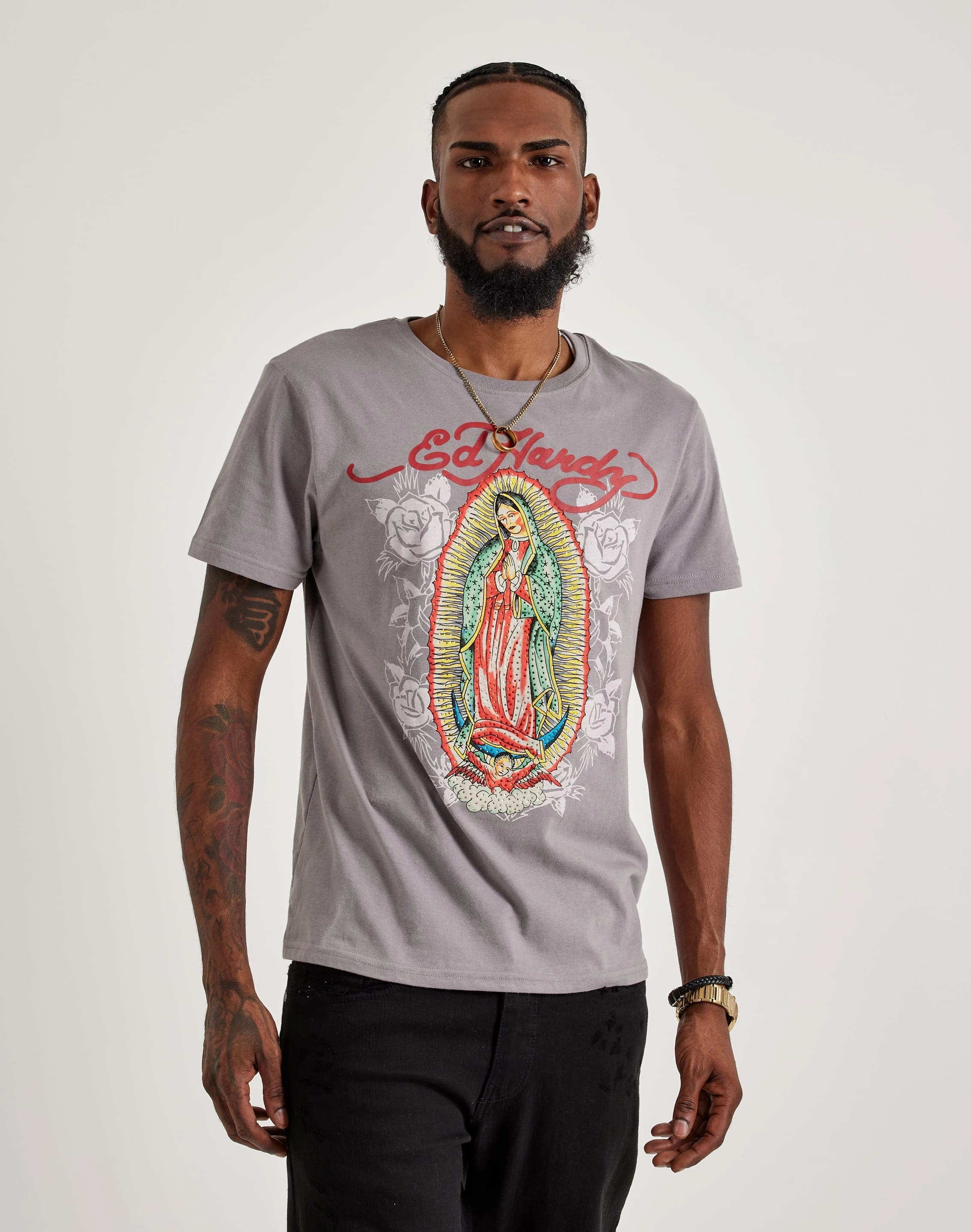 Fashion on sale Ed Hardy Mary Rhinestone Tee Fashion influencers' recommendations