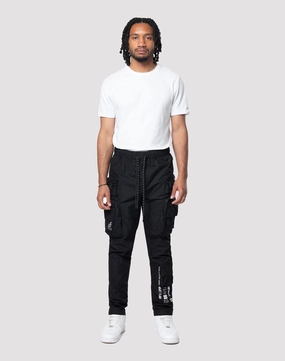 Fashion on sale Grindhouse Utility Black Nylon Pants Evening wear