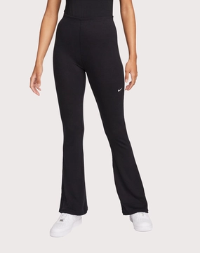 Fashion on sale Nike Sportswear Chill Knit Tight Mini-Rib Flared Leggings Best - selling fashion