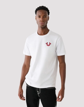 Fashion on sale True Religion True Religion Buddha Logo Men's White Tee Trendy gear