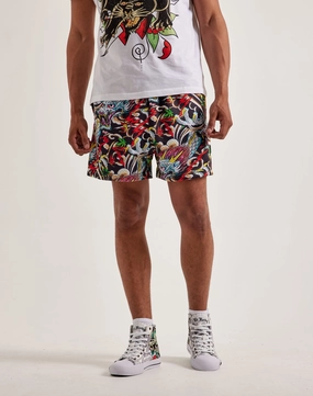 Fashion photography Ed Hardy Dragon Mesh Shorts Clothing assortments