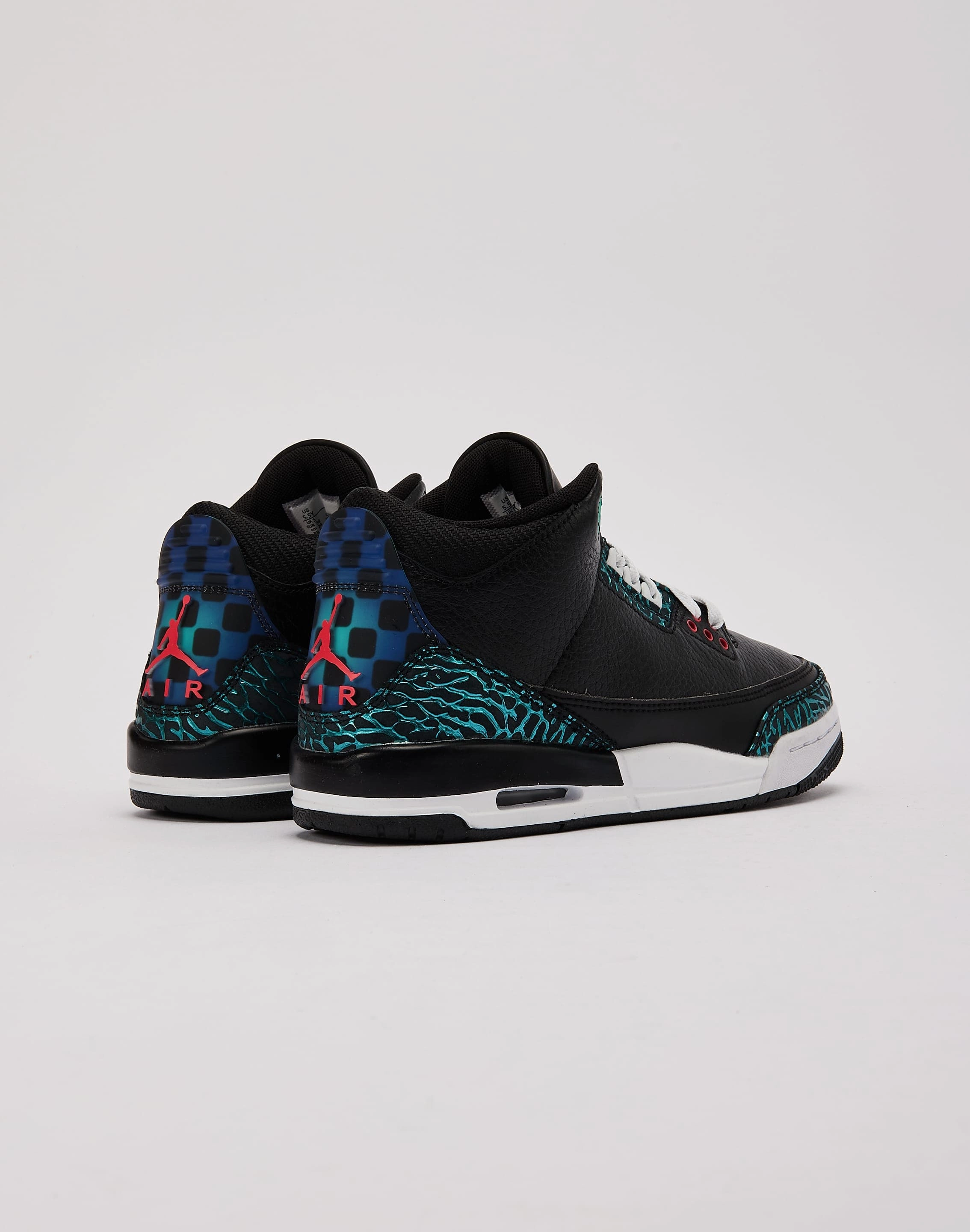 Fashion sizes Jordan Air Jordan 3 Retro SE 'Black and Hyper Jade' Grade-School