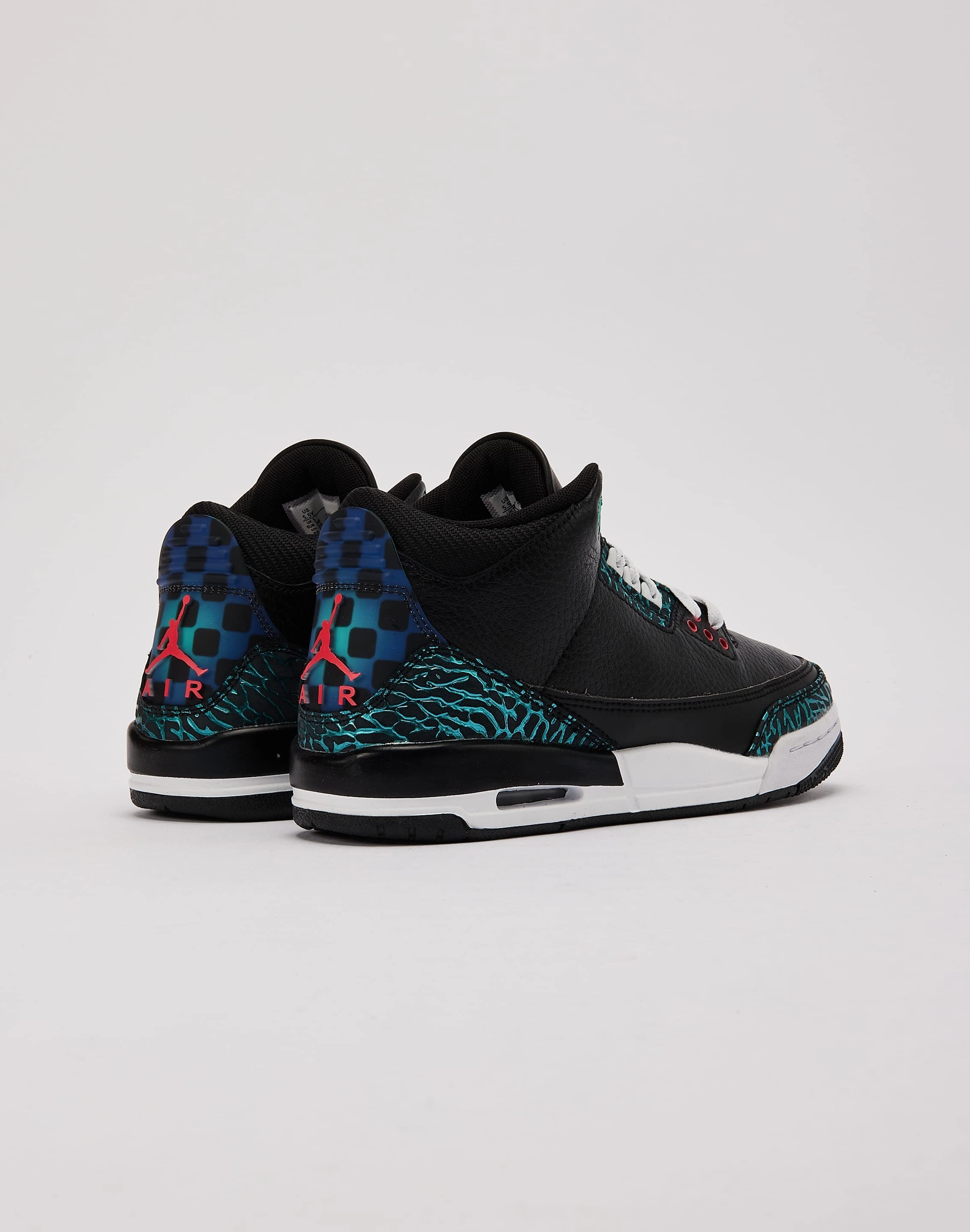 Fashion sizes Jordan Air Jordan 3 Retro SE 'Black and Hyper Jade' Grade-School