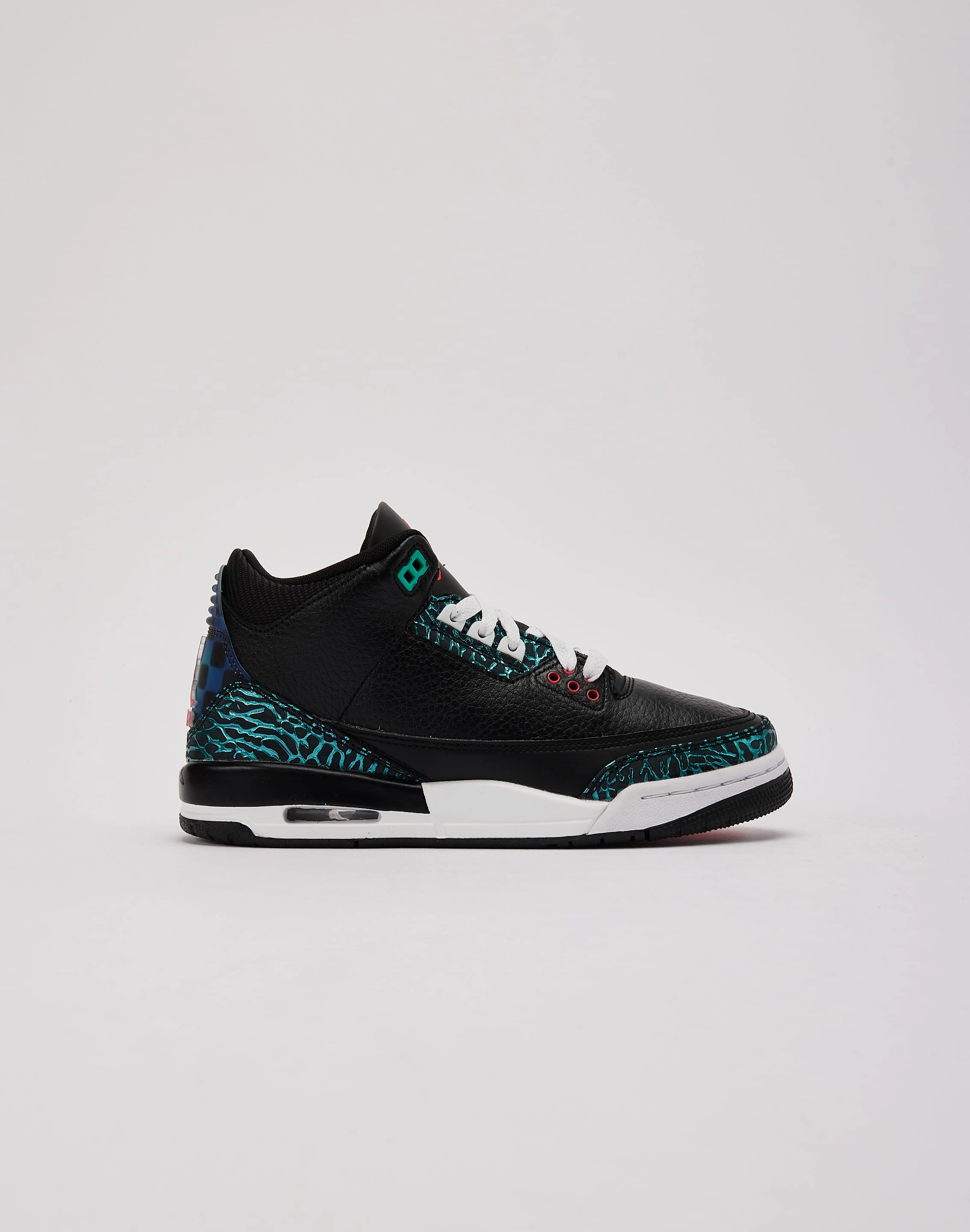 Jordan Air Jordan 3 Retro SE 'Black and Hyper Jade' Grade-School Printed fashion Fashion for all body types