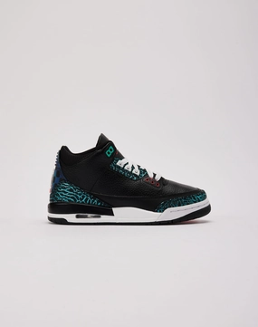 Fashion sizes Jordan Air Jordan 3 Retro SE 'Black and Hyper Jade' Grade-School Affordable fashion