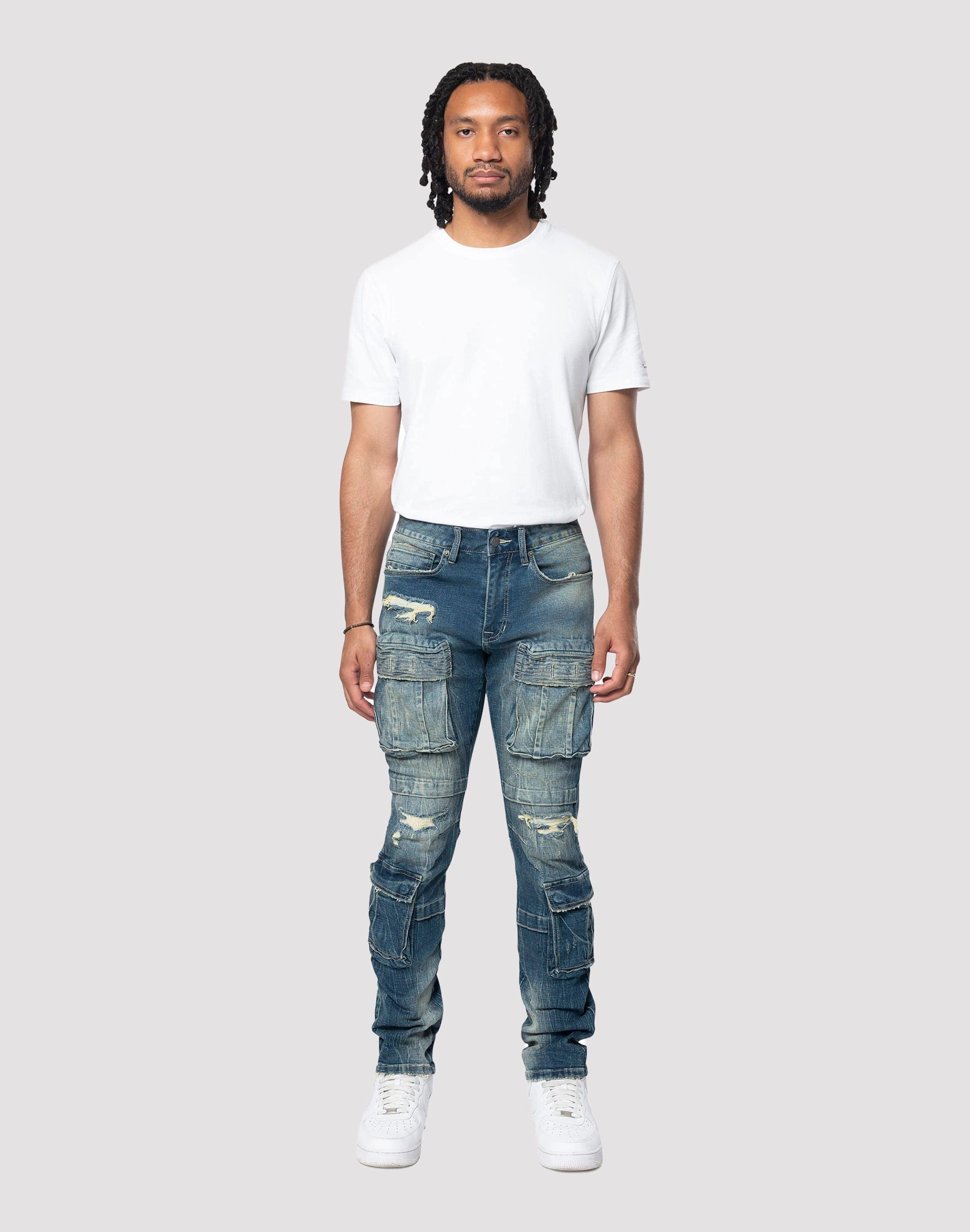 Fashion storage (wardrobes, hangers, etc.) Grindhouse Utility Slim Fit Westport Blue Denim Jean Beachwear items