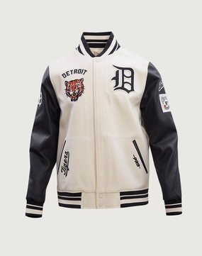Fashion storage (wardrobes, hangers, etc.) Pro Standard Detroit Tigers Retro Classic Rib Wool Varsity Jacket Clearance fashion