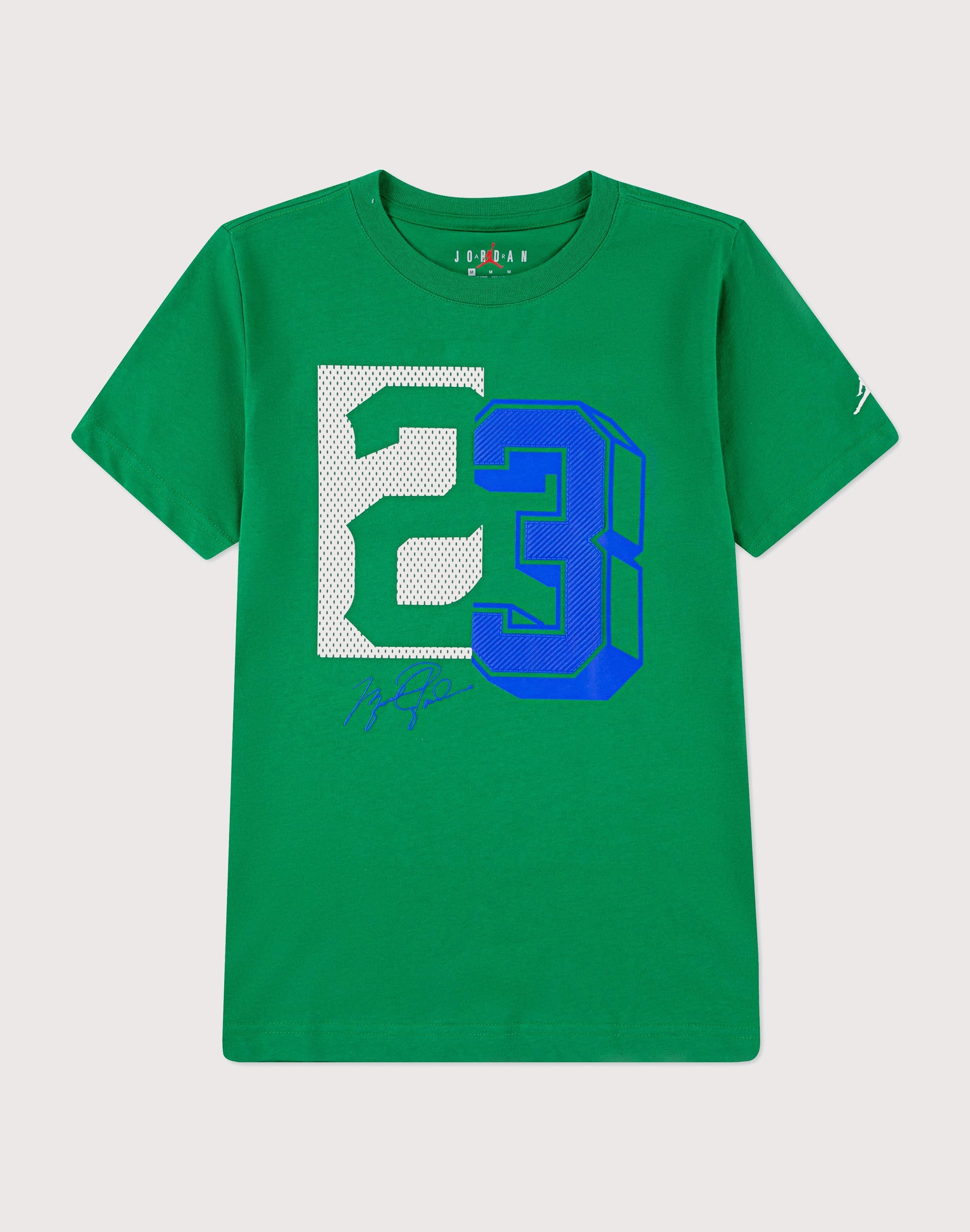 Upcycled fashion Jordan Jordan 23 Mesh Big Boys' Green Tee Organic fashion products