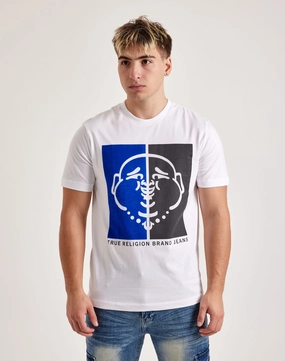 Fashion swaps True Religion Half Face Buddha Tee Upcycled fashion