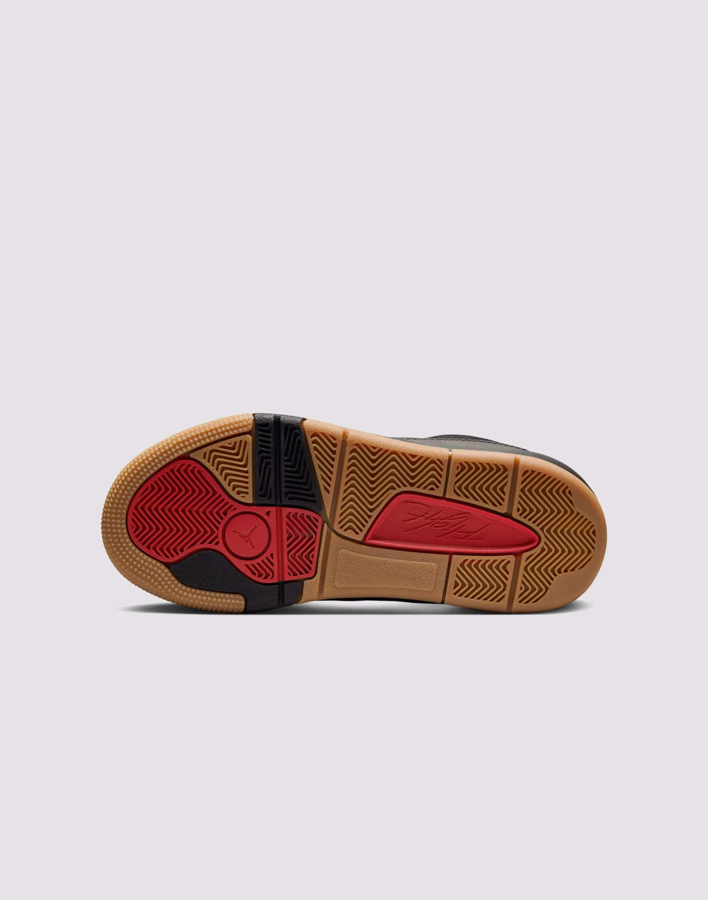 Fashion technology Jordan Flight Court Grade School Boys'&nbsp;"Black/Varsity Red/Gum Med Brown"&nbsp;Shoe