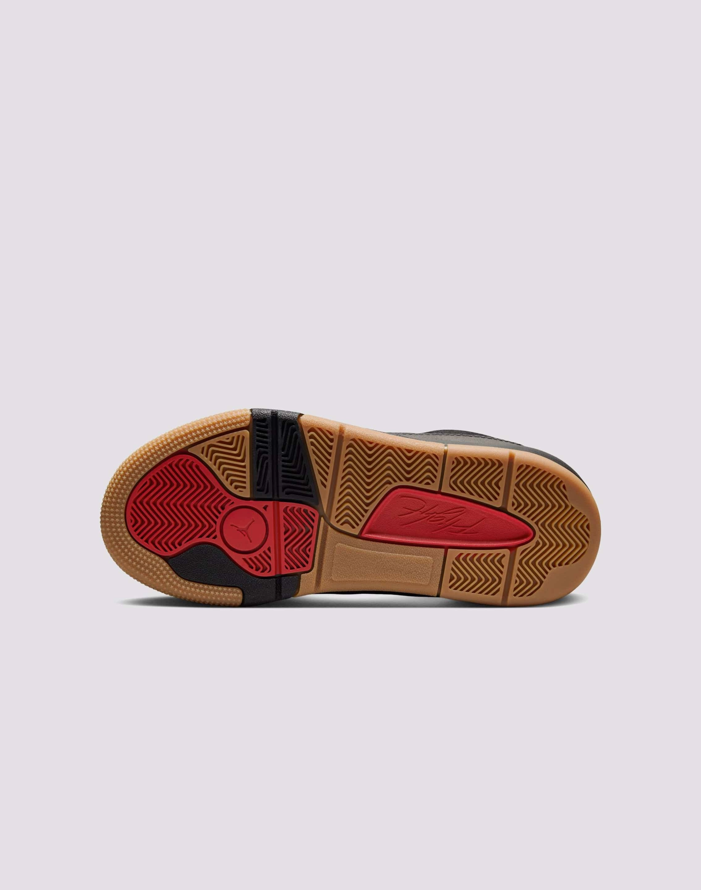 Fashion technology Jordan Flight Court Grade School Boys'&nbsp;"Black/Varsity Red/Gum Med Brown"&nbsp;Shoe