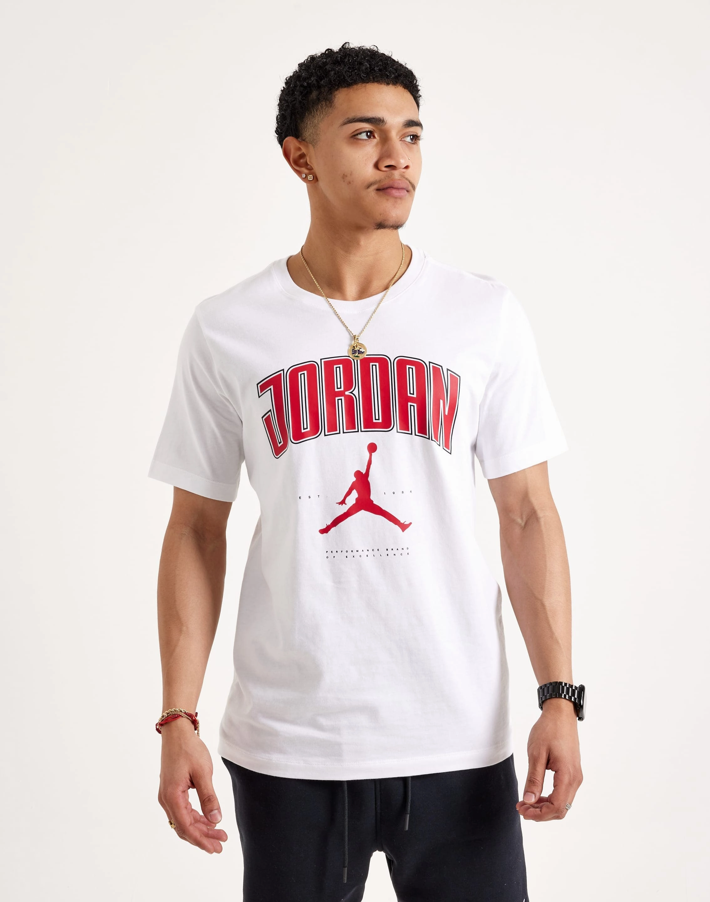 Jordan Graphic Tee Fashionable options Silk - fabric fashion