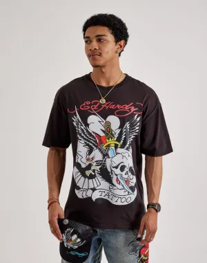 Fashionable goods Ed Hardy '77 Eagle Boxy Tee Fashion influencers' recommendations
