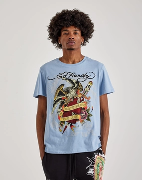 Fashionable options Ed Hardy Pierced Eagle Rhinestone Tee Fashion customization