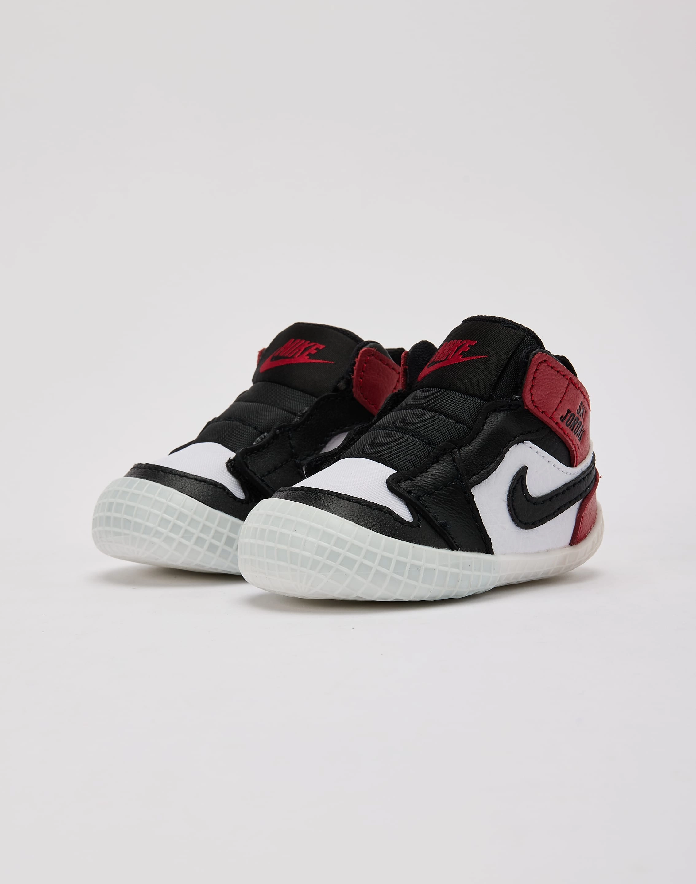 Fashionable options Jordan Air Jordan 1 'Black Toe Reimagined' Crib Bootie Infant