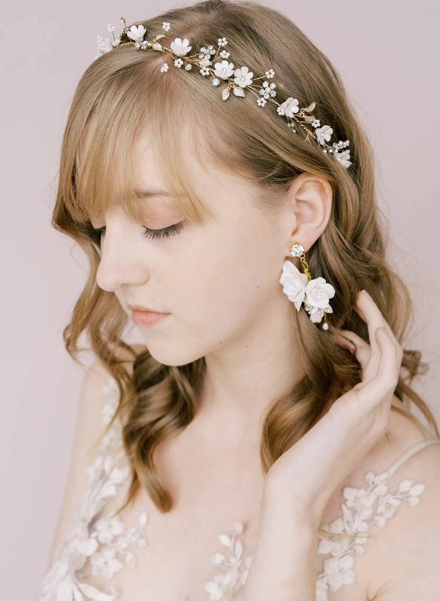 Flower fields hair vine - Style #2134