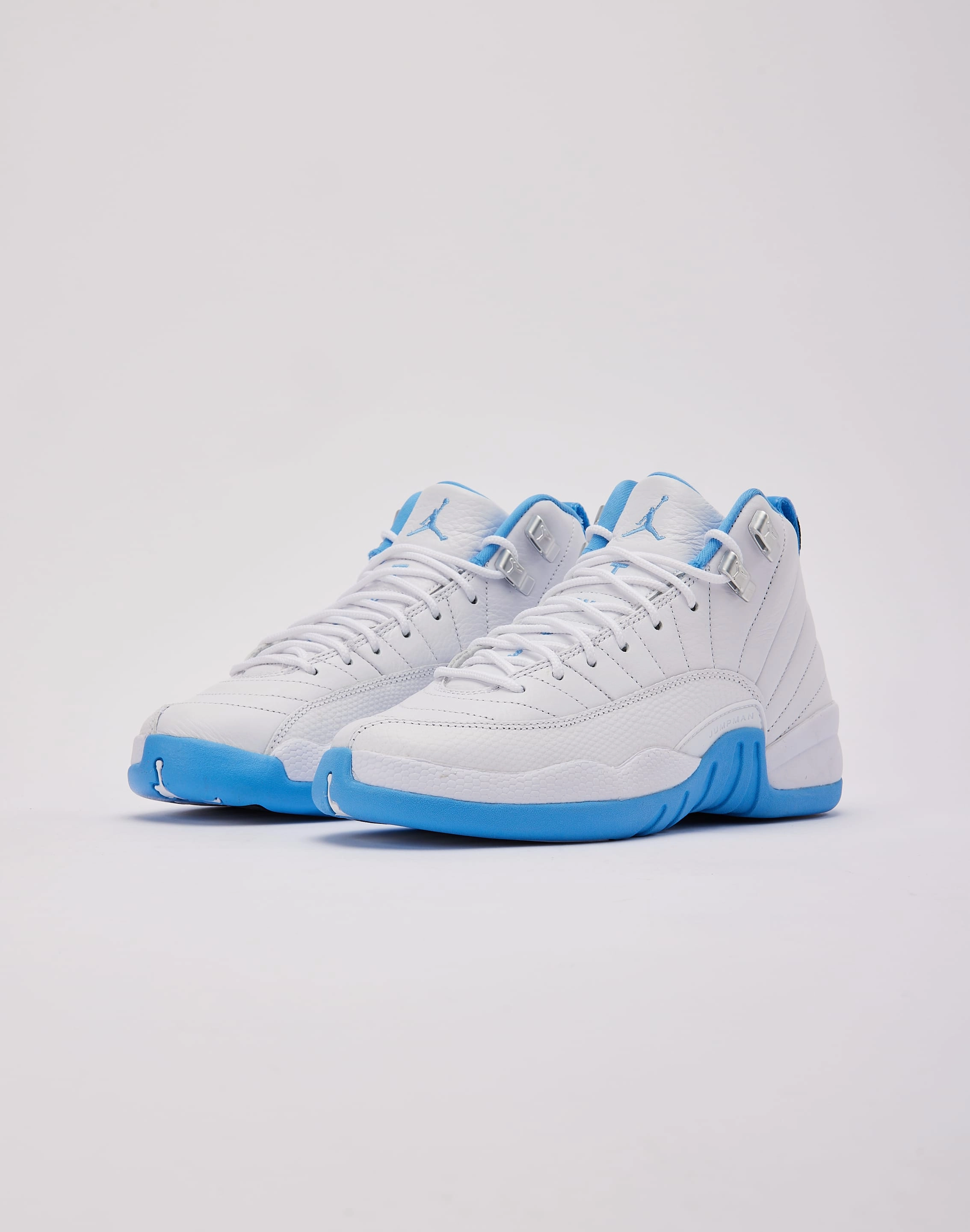 Formal wear selections Jordan Air Jordan 12 Retro 'White and University Blue' Grade-School