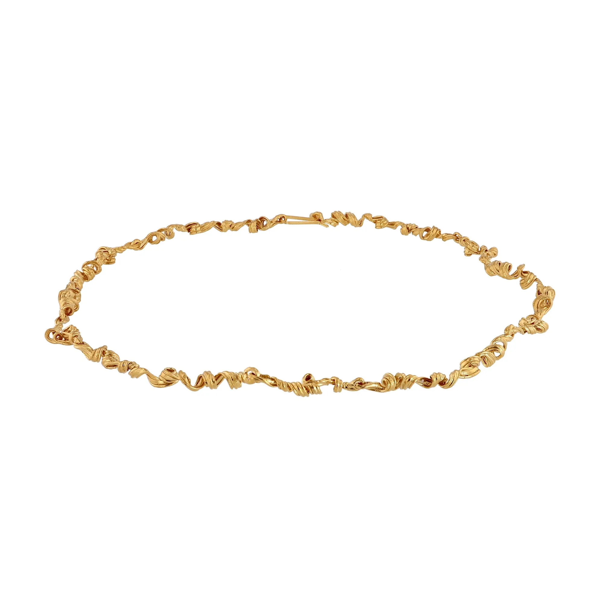 Fouett??s 24K Gold Plated Necklace