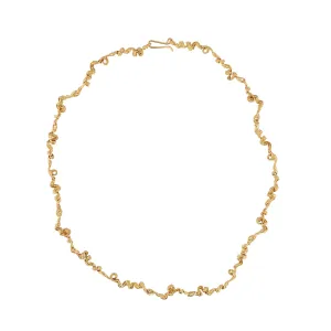 Fouett??s 24K Gold Plated Necklace