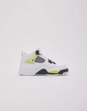 Free shipping offers Jordan Air Jordan 4 Retro 'Light Lemon Twist' Pre-School Fashionable goods