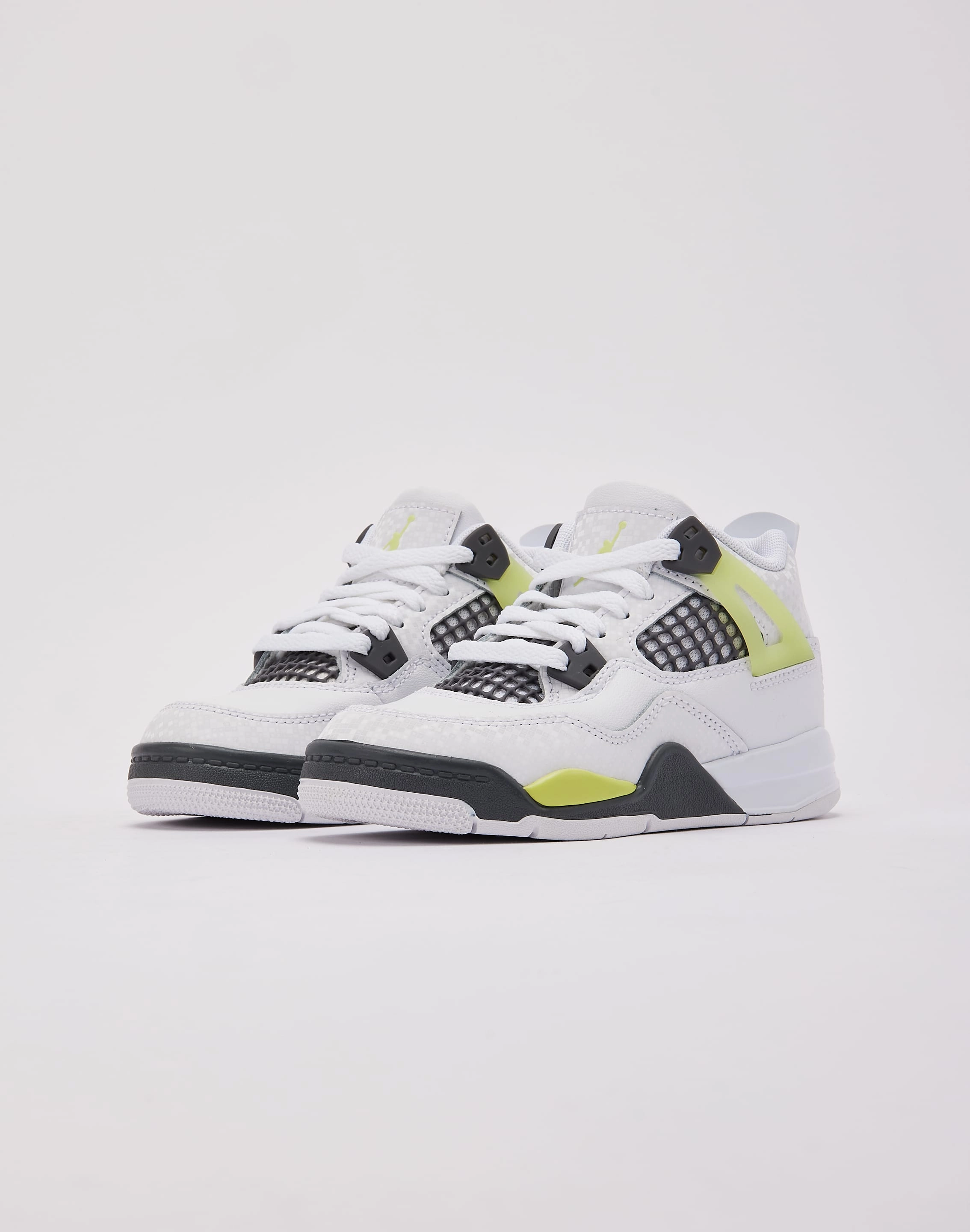 Free shipping offers Jordan Air Jordan 4 Retro 'Light Lemon Twist' Pre-School