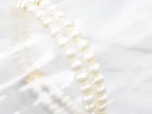 Freshwater Pearl Double Strand Bracelet