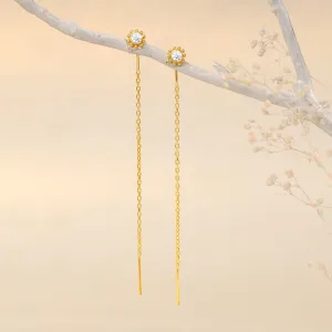 Golden Bling Sui Dhaga Earrings