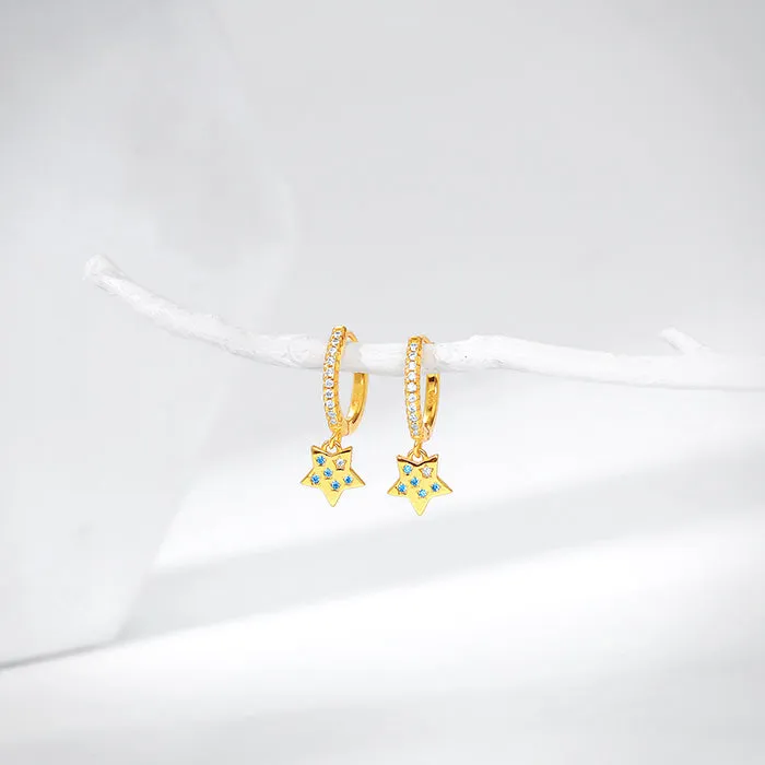 Golden Moon's Beauty Hoop Earrings
