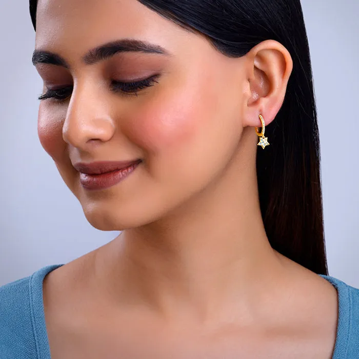 Golden Moon's Beauty Hoop Earrings