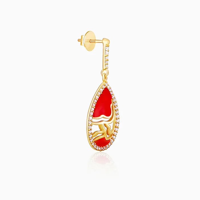 Golden Royal Heritage Earrings