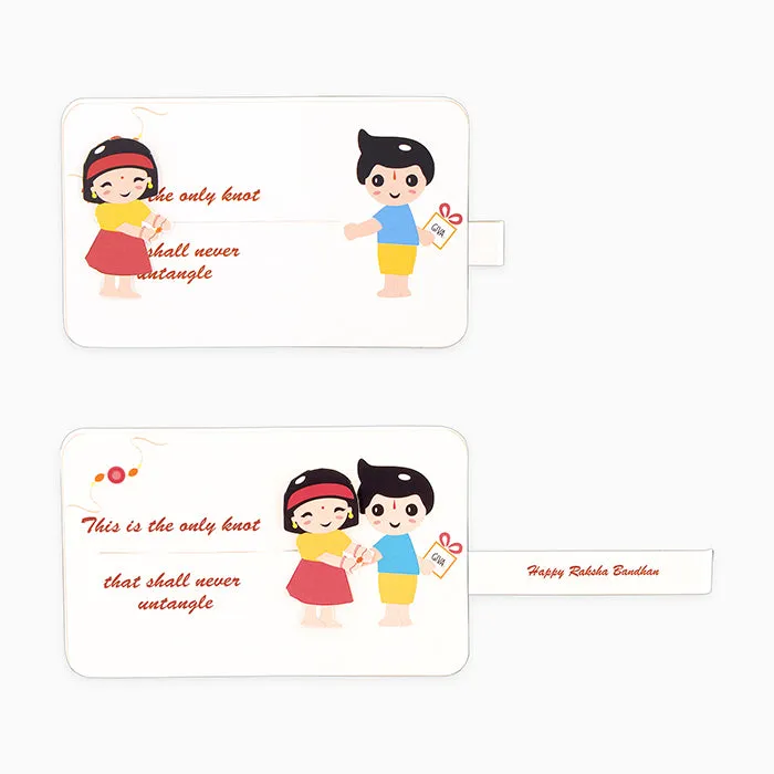 Golden Royal Lumba Rakhi
